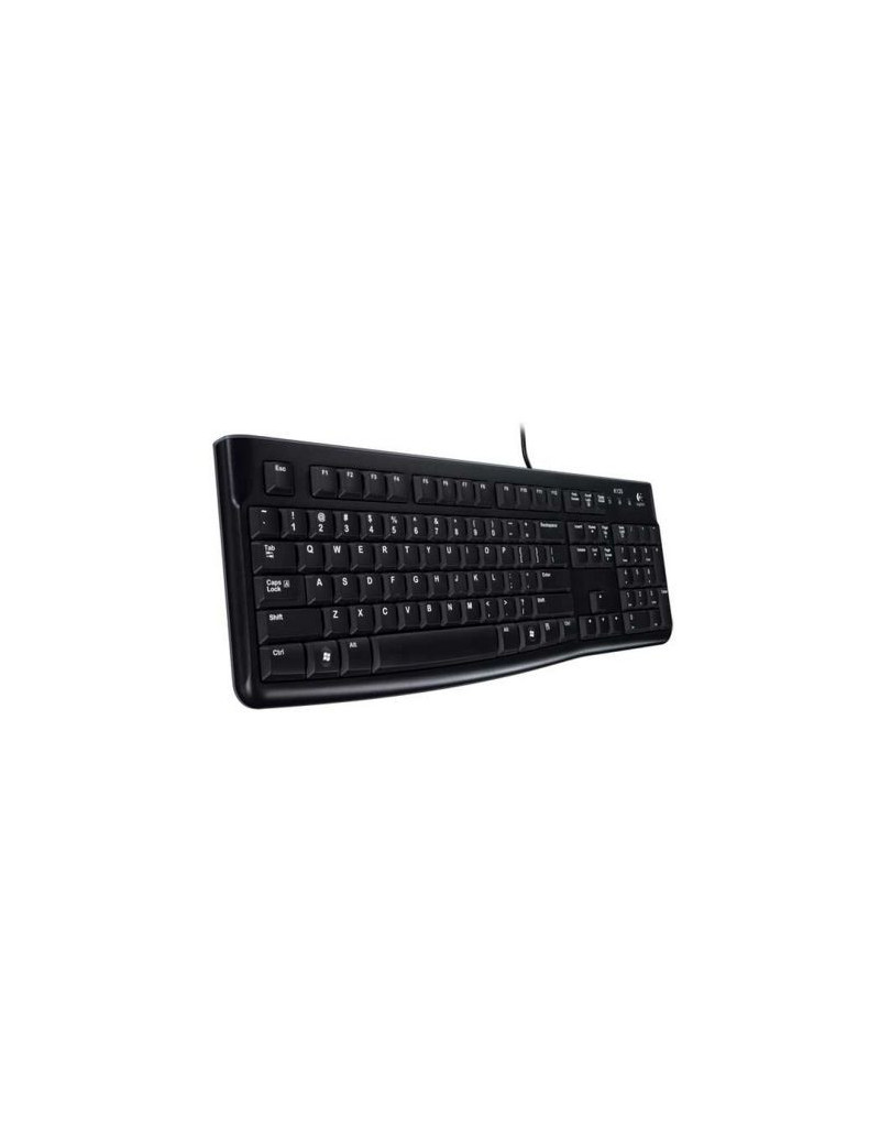 Logitech K120 Wired Keyboard  USB  Low Profile  Quiet Keys  OEM