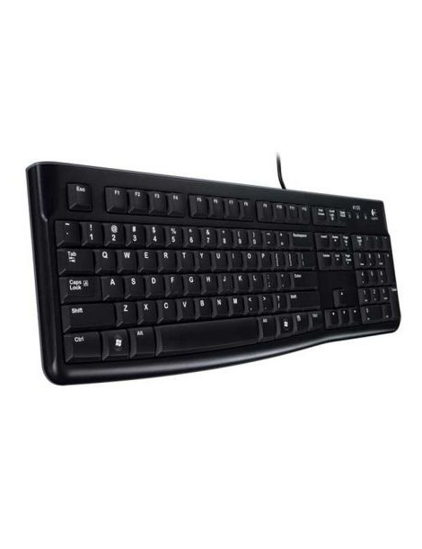 Logitech K120 Wired Keyboard  USB  Low Profile  Quiet Keys  OEM