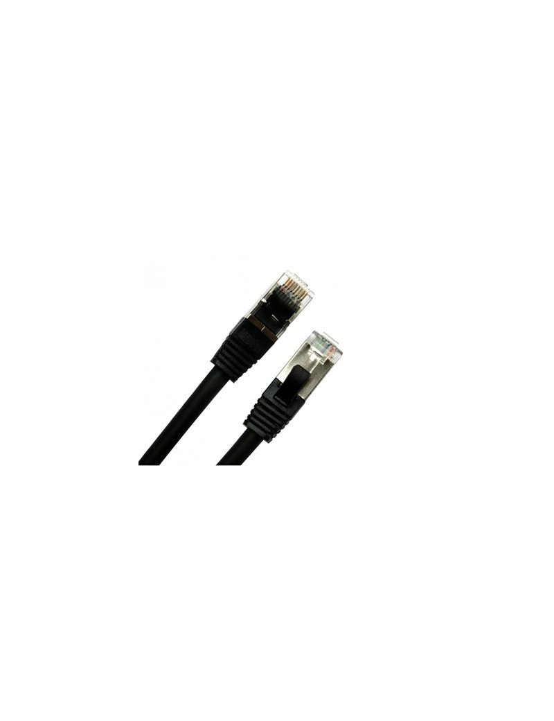 1m CAT 8.1 LSZH S/FTP 26AWG Networking Cable  Black