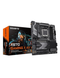 Gigabyte X670 GAMING X AX V2 AMD AM5 Socket Motherboard  ATX  4x DDR5 Slots  4x M.2 Sockets  2x USB-C Port  Fitted I/O Shield  2.5GbE LAN  Wi-Fi 6E  1x HDMI Port