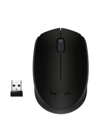 Logitech Wireless Mouse M171  Compact Ambidextrous Curve Design  12-Month Battery  2.4 GHz wireless connection  Black