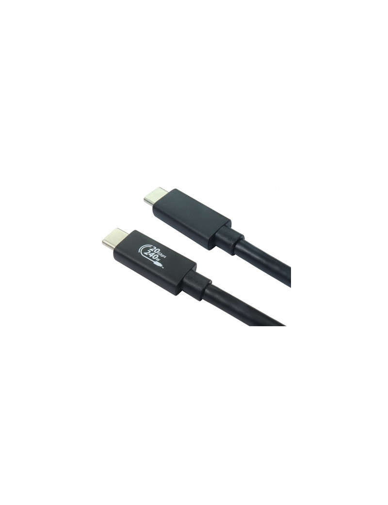 1m USB-C (M) 4.0 EPR 20Gbps Cable - Black