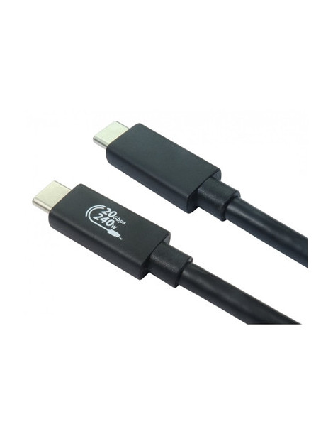 1m USB-C (M) 4.0 EPR 20Gbps Cable - Black