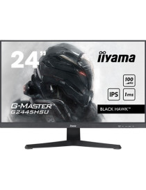 iiyama G-MASTER G2445HSU-B1 24 inch IPS Monitor  Full HD  1ms  HDMI  DisplayPort  USB Hubx2  Freesync  100Hz  Speakers  Black  Internal PSU  VESA