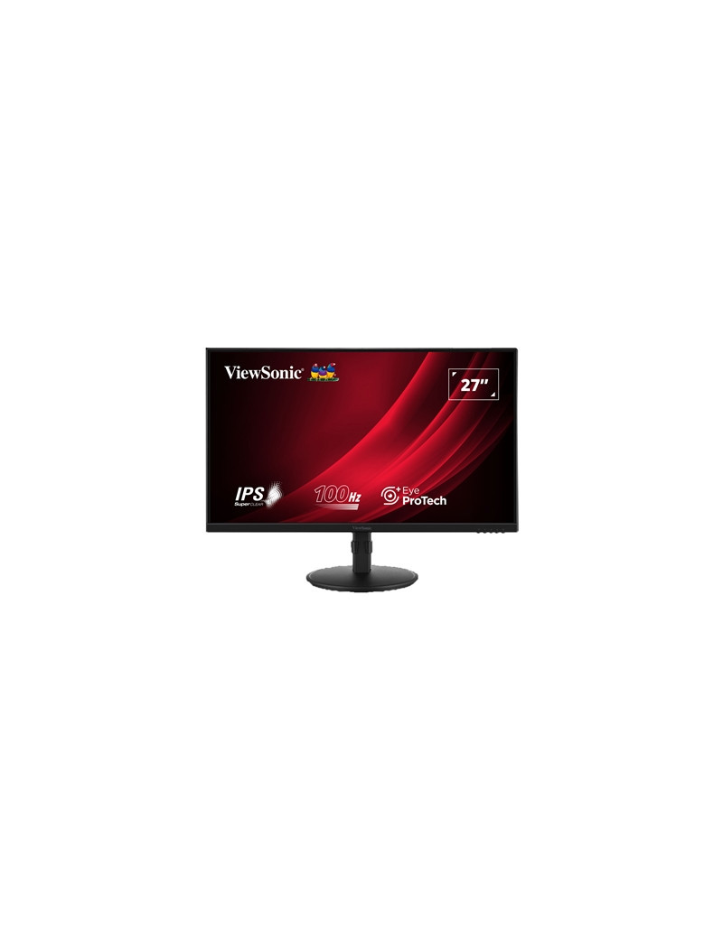 Viewsonic VA2708-HDJ 27 Inch IPS Monitor  Full HD  100Hz  5ms  VGA  HDMI  Display Port  Height Adjust  Pivot  Swivel  Int PSU  VESA