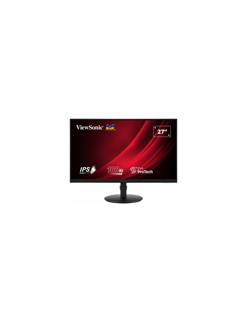 ViewSonic VG2708A 27 Inch IPS Monitor  Full HD  5ms  100Hz  USB Hub  Display Port  HDMI  VGA  Height Adjust  Swivel  Pivot  Speakers