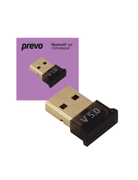 Prevo USBBT Bluetooth 5.0 USB Adapter