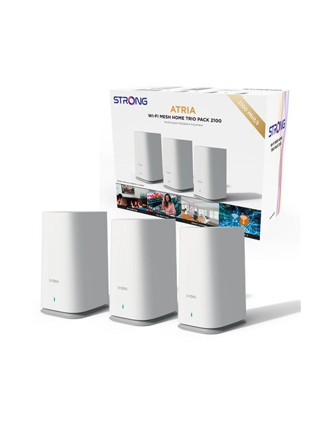 Strong MESHTRI2100UK AC2100 Whole Home Wi-Fi Mesh System (3 Pack) - 5 000sq.ft Coverage