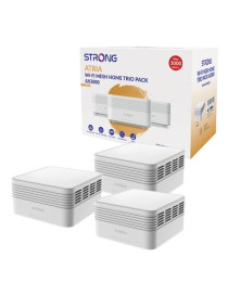 Strong MESHTRIAX3000UK AX3000 Whole Home Wi-Fi 6 Mesh System (3 Pack) - 5 000sq.ft Coverage