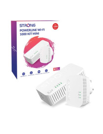 Strong POWERWF1000DUOMINIUK AV1000 Mini WI-FI Powerline Kit (2 Pack)