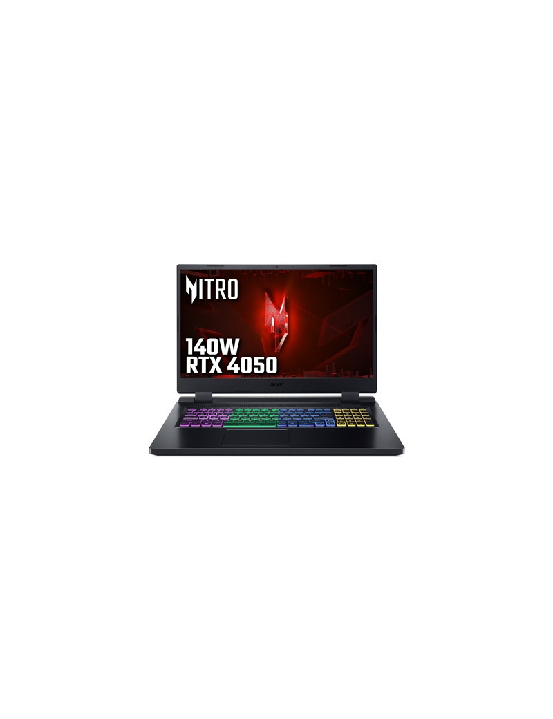 Acer Nitro 5 AN517-55 Gaming Laptop  17.3 Inch FHD Screen  Intel Core i5-12450H 12th Gen Processor  GeForce RTX 4050  16GB RAM  512GB SSD  Windows 11 Home