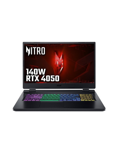 Acer Nitro 5 AN517-55 Gaming Laptop  17.3 Inch FHD Screen  Intel Core i5-12450H 12th Gen Processor  GeForce RTX 4050  16GB RAM  512GB SSD  Windows 11 Home