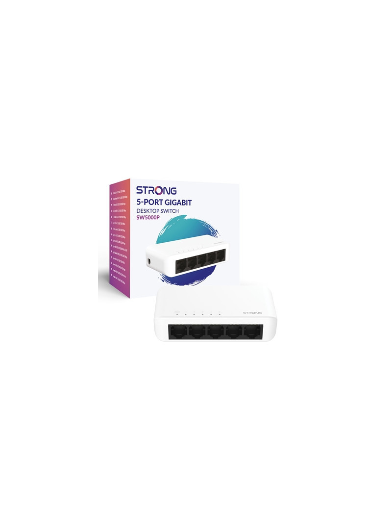 Strong SW5000PUK 5 Port Gigabit Switch (Plastic)