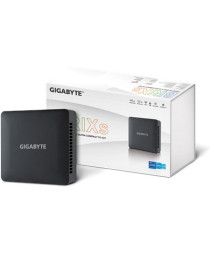 Gigabyte BRIX (GB-BRI3H-1315) Barebone Kit  Intel Core i3-1315U 1.8GHz Dual Core CPU  1 x DDR4 SO-DIMM Slot  1 x M.2-2280 Slot  1 x 2.5 Inch SATA Slot  Wireless AX & Bluetooth 5.2