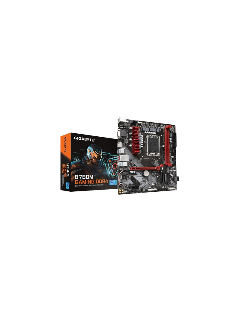 Gigabyte B760M GAMING DDR4 Intel 1700 Socket Motherboard  Micro-ATX  2x DDR4 Slots  2x M.2 Sockets  1x USB-C Port  2.5GbE LAN  1x D-Sub / 1x DisplayPort / 1x HDMI Port