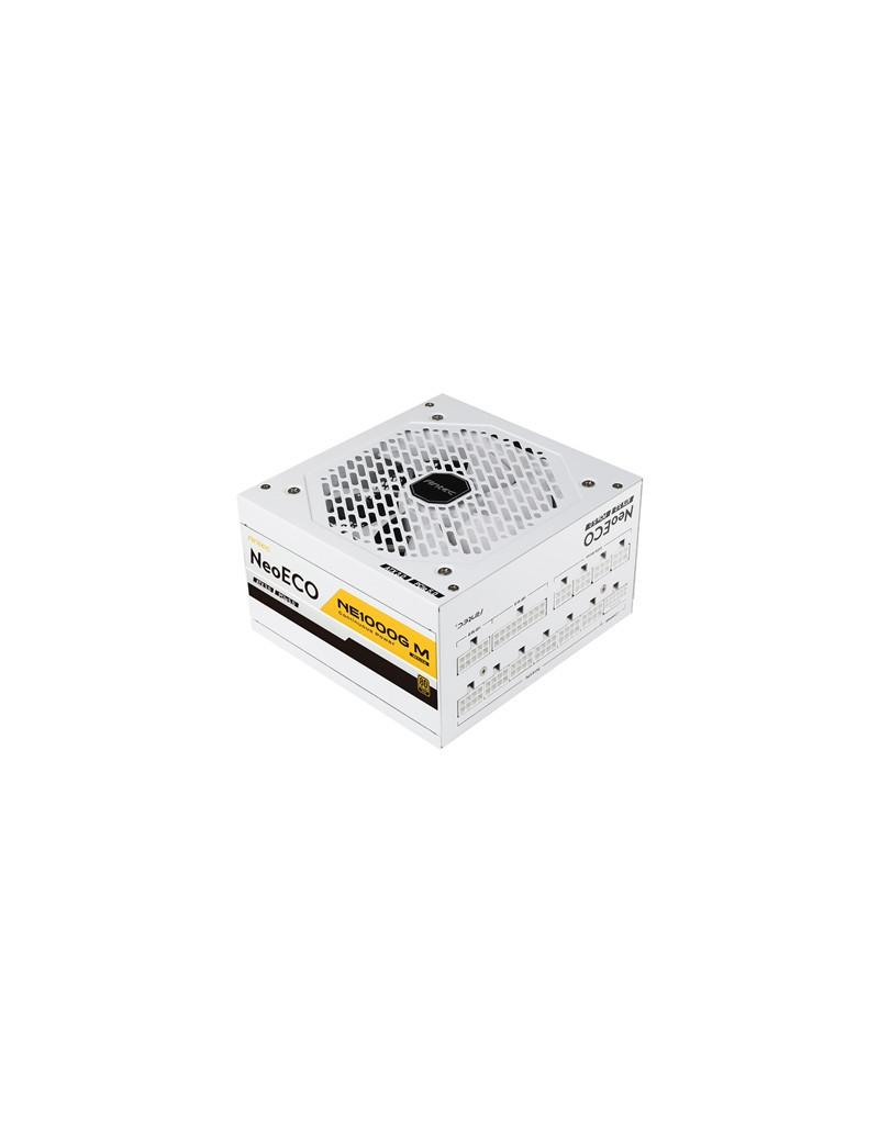 Antec NE1000G M  White  PCIe 5.0 Ready  Fully Modular  80PLUS Gold  Single Rail  83A  120mm FDB Fan  ATX3.0 PSU