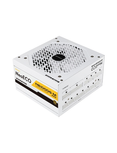 Antec NE1000G M  White  PCIe 5.0 Ready  Fully Modular  80PLUS Gold  Single Rail  83A  120mm FDB Fan  ATX3.0 PSU