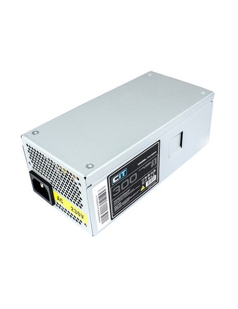 CIT 300W TFX-300W Silver Coating Power Supply  Low Noise 8cm Fan with intelligent fan speed control  Support standard TFX form factor