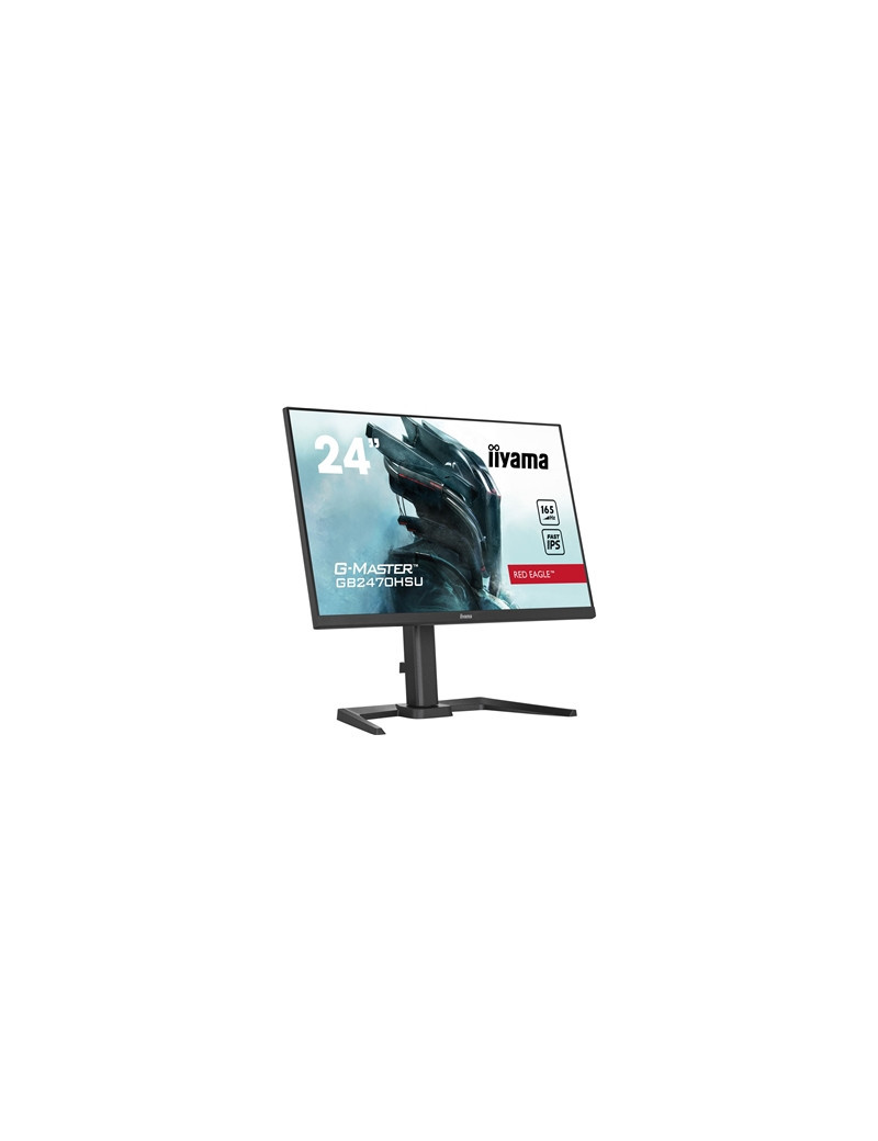 iiyama G-Master Red Eagle 23.8 Inch Gaming Monitor GB2470HSU-B5  Height Adjustable  Full HD  165Hz  0.8ms  FreeSync  HDMI  Display Port  USB Hub