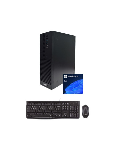 LOGIX 12th Gen Intel Core i5 6 Core Small Form Factor SFF Business / Education PC with 16GB RAM  500GB SSD  Windows 11 Pro  Keyboard  Mouse & 3 Year Warranty