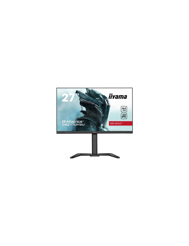 iiyama G-Master GB2770HSU-B5 Red Eagle 27 Inch Monitor Gaming Monitor  Black  Ultra Slim Bezel  Fast IPS IGZO  165Hz  0.8ms  FreeSync  HDMI  Display Port  USB Hub  Height Adjustable  Pivot  VESA