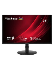 Viewsonic VA2408-HDJ 24 Inch IPS Monitor  Full HD  100Hz  5ms  VGA  HDMI  Display Port  Height Adjust  Pivot  Swivel  Int PSU  VESA