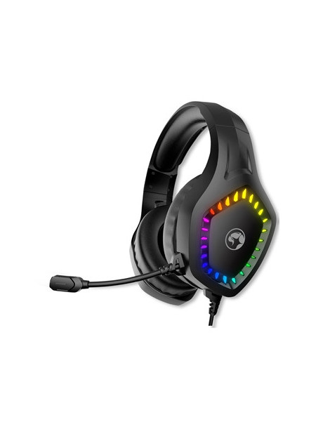 Marvo Scorpion H8360 Gaming Headphones  USB and 3.5mm  RGB Gaming Headset - PC  Xbox  Switch  PS5 and PS4 Compatible  Professional 40mm Audio Drivers  Omnidirectional Mic