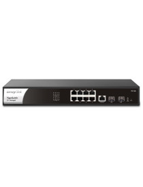 DrayTek VSP2100-K VigorSwitch P2100 8 Port Gigabit POE Layer 2+ Managed Switch with 2 SFP Uplink Ports