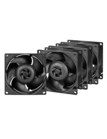 Arctic S8038-7K 8cm PWM Server Fans (4 Pack)  Continuous Operation  Dual Ball Bearing  500-7000 RPM