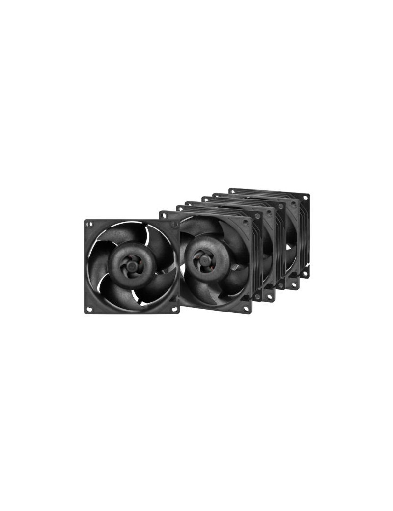 Arctic S8038-7K 8cm PWM Server Fans (4 Pack)  Continuous Operation  Dual Ball Bearing  500-7000 RPM