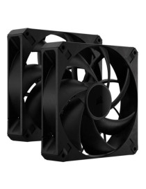 Corsair RS140 MAX 14cm PWM Thick Case Fans (2 Pack)  30mm Thick  Magnetic Dome Bearing  1600 RPM  Liquid Crystal Polymer Construction