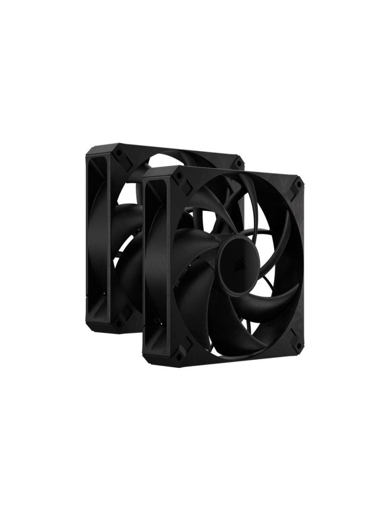 Corsair RS140 MAX 14cm PWM Thick Case Fans (2 Pack)  30mm Thick  Magnetic Dome Bearing  1600 RPM  Liquid Crystal Polymer Construction