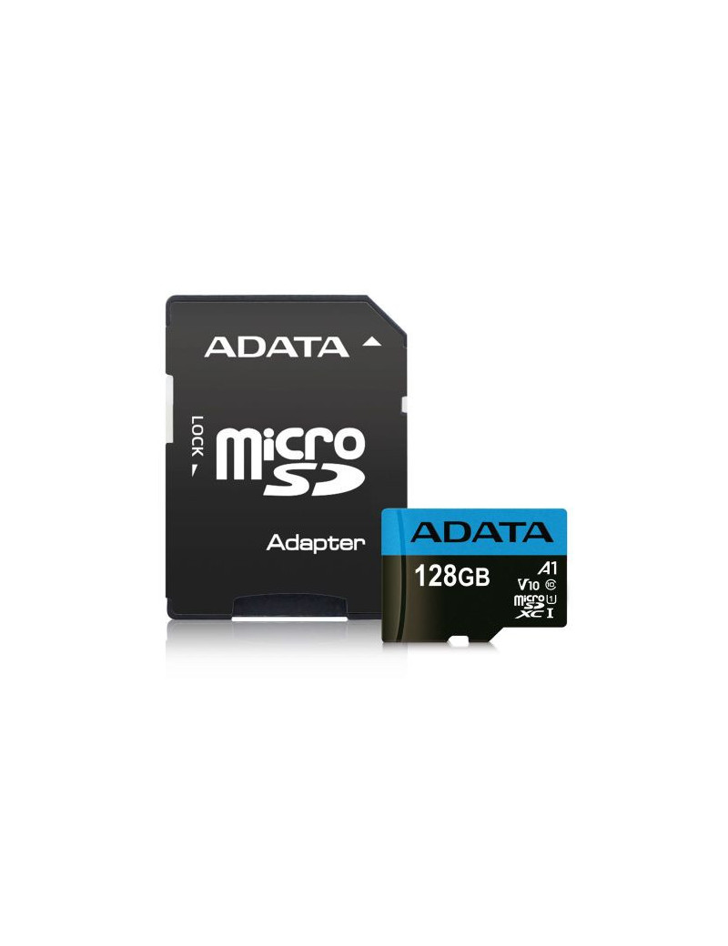 ADATA 128GB Premier Micro SDXC Card with SD Adapter  UHS-I Class 10  A1 App Performance  85MB/s