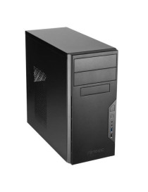 Antec VSK3000B U3/U2 Micro ATX Case  9.2cm Fan  USB 3.0  Black with Black Interior