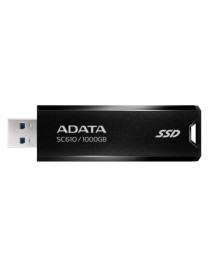 Adata SC610 1TB Pocket Size External SSD  USB 3.2 Gen2 Type-A  Capless Retractable Design  Key Ring