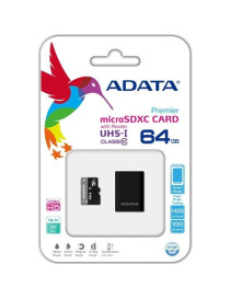 Adata Premier 64GB Micro SDHC UHS-I Class 10 Memory Card with Adaptor