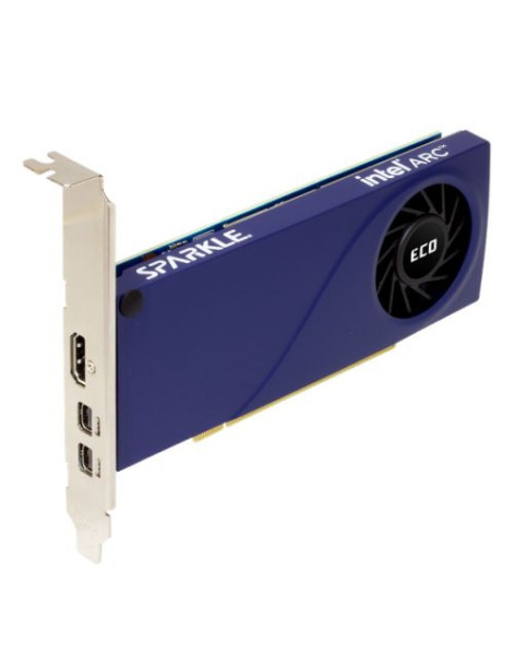 Sparkle Intel Arc A310 ECO  4GB DDR6  HDMI  2 Mini DP  1000MHz Clock  Low Profile (Bracket Included)