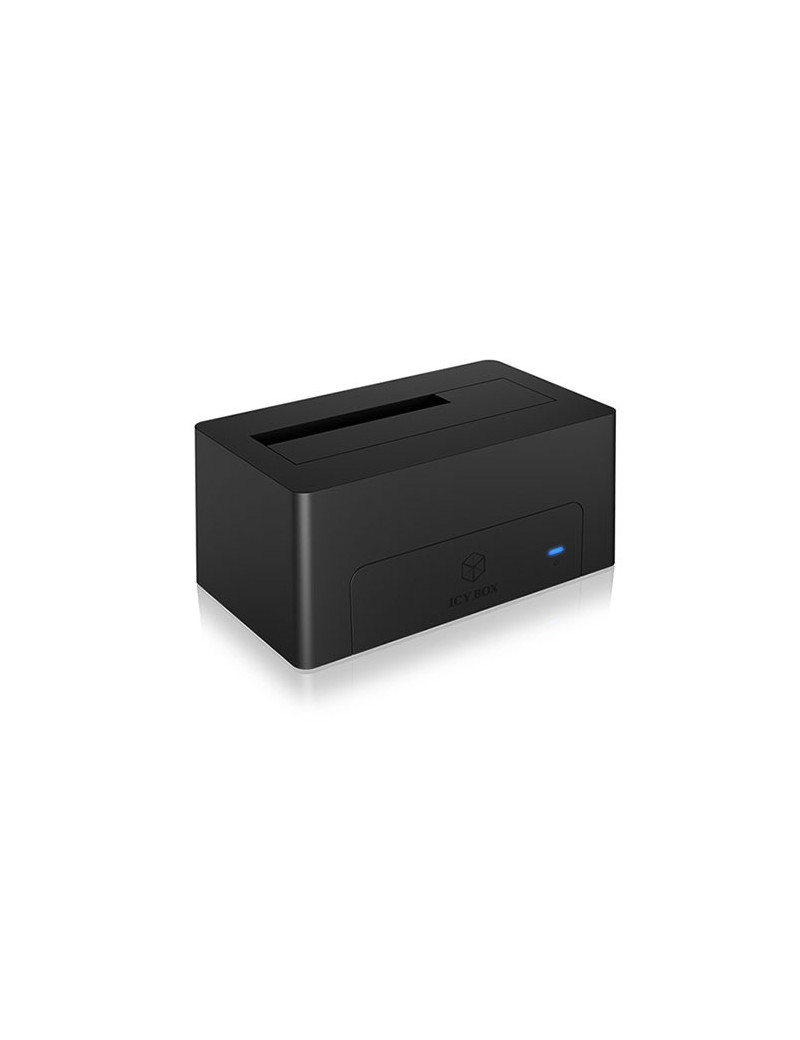 Icy Box (IB-1121-C31) Single Bay Docking Station  2.5“/3.5“ SATA  USB 3.1 Gen2 Type-C  HotSwap