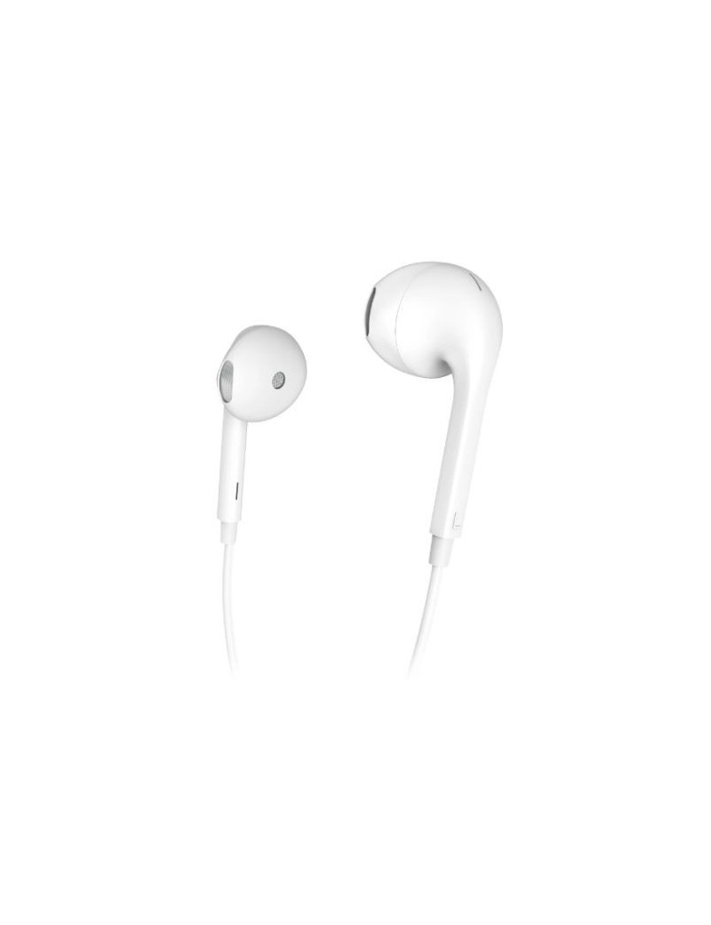 Hama (Glow) Apple/Lightning Earset with Microphone  Answer Button  Volume Control  White