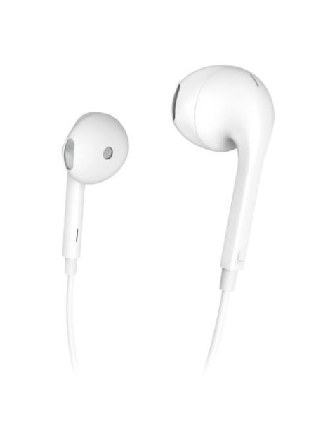 Hama (Glow) Apple/Lightning Earset with Microphone  Answer Button  Volume Control  White