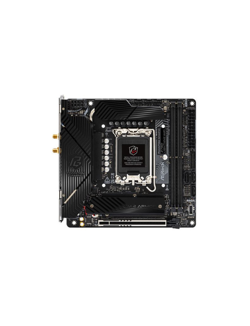 Asrock Z790I LIGHTNING WIFI  Intel Z790  1700  Mini ITX  2 DDR5  HDMI  DP  Wi-Fi 6E  2.5G LAN  PCIe5  2x M.2