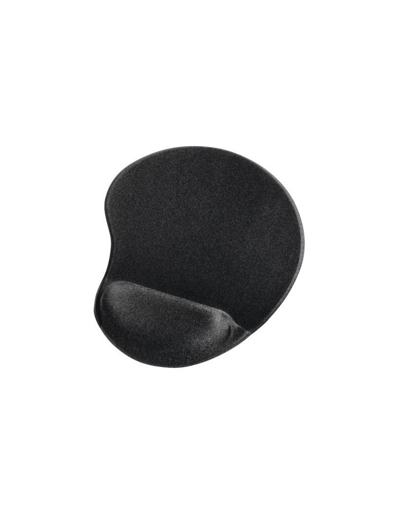 Hama Ergonomic Mini Mouse Pad  Memory Foam Wrist Rest  Non-slip Base  200 x 230 x 21 mm