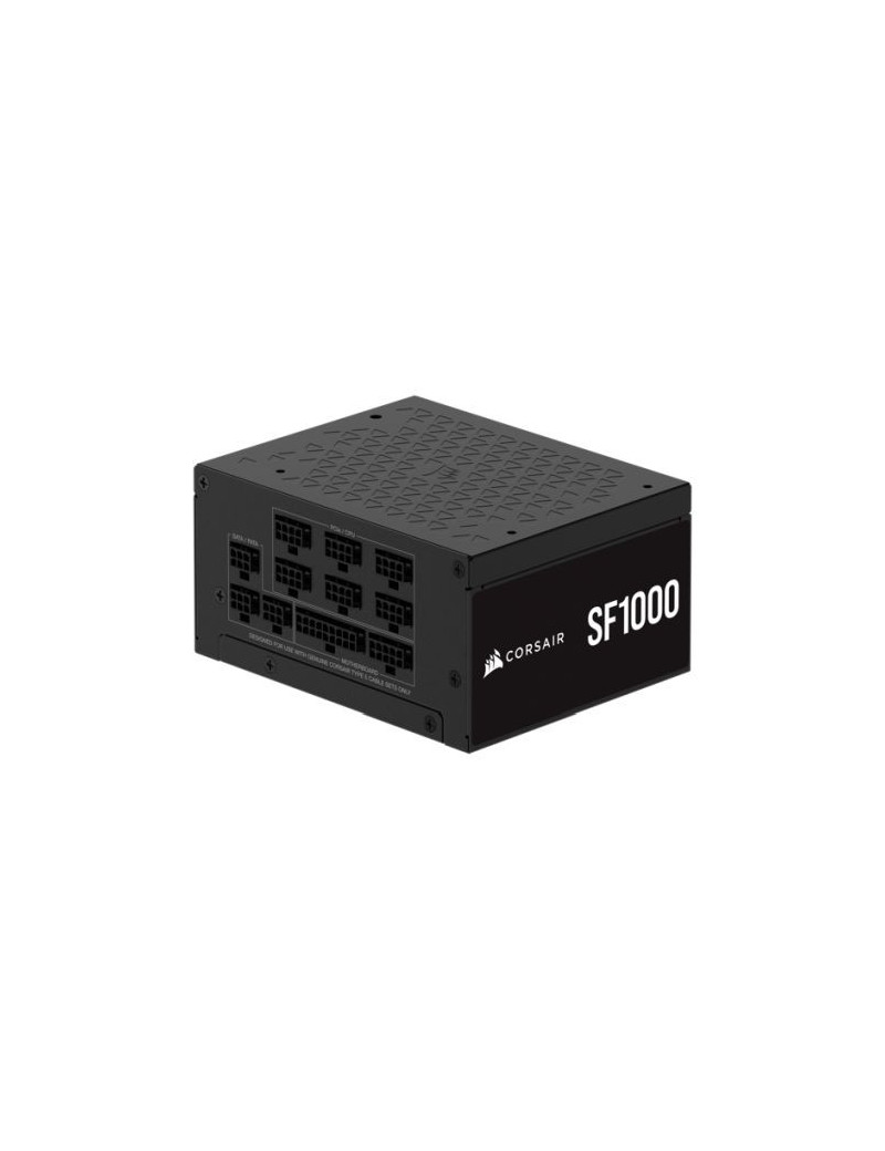 Corsair 1000W SF Series SF1000 SFX PSU  Fully Modular  80+ Platinum  Fluid Dynamic Fan  ATX 3.1  PCIe 5.1  SFX-to-ATX Bracket