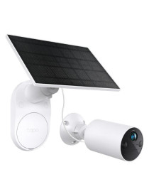 TP-LINK (TAPO C410 KIT) Smart Wire-Free 2K Outdoor Security Camera & Solar Panel  6400mAh Battery  Colour Night Vision  AI Detection  Alarms  2-Way Audio  No Hub Required