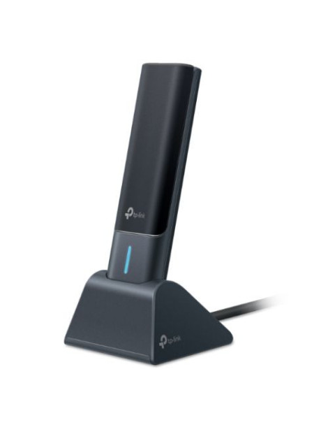 TP-LINK (Archer TXE70UH) AXE5400 Wi-Fi 6E High Gain Wireless USB Adapter  Tri-Band  USB 3.0  MU-MIMO  OFDMA  WPA3  Cradle