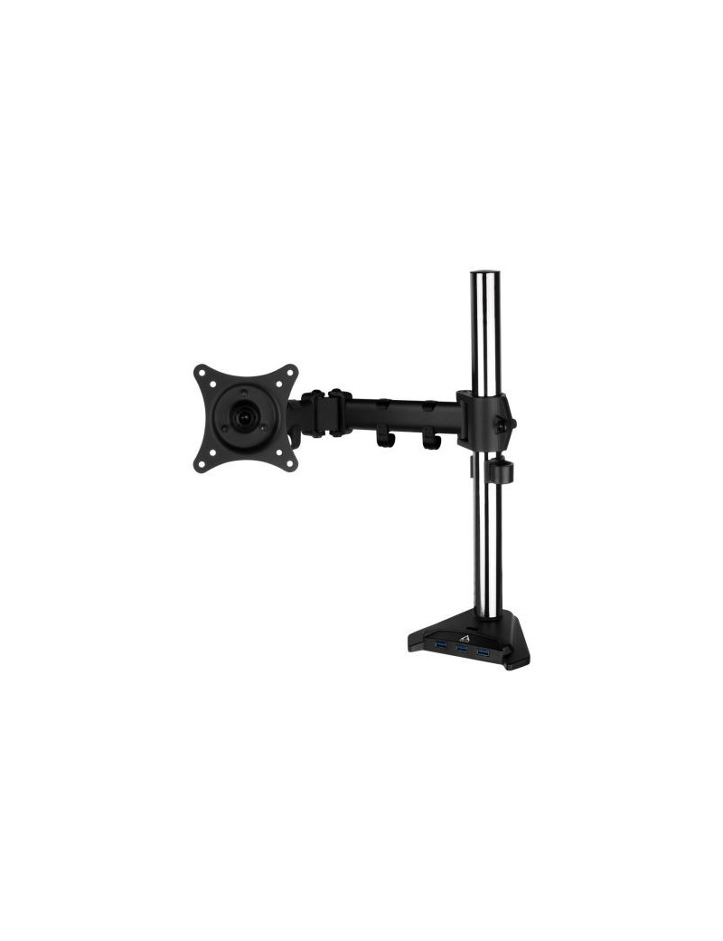 Arctic Z1 Pro Gen 3 Single Monitor Arm with 4-Port USB 3.0 Hub  up to 43“ Monitors / 49“ Ultrawide  180° Swivel  360° Rotation