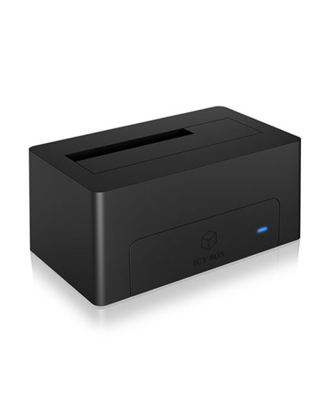 Icy Box (IB-1121-C31) Single Bay Docking Station  2.5“/3.5“ SATA  USB 3.1 Gen2 Type-C  HotSwap