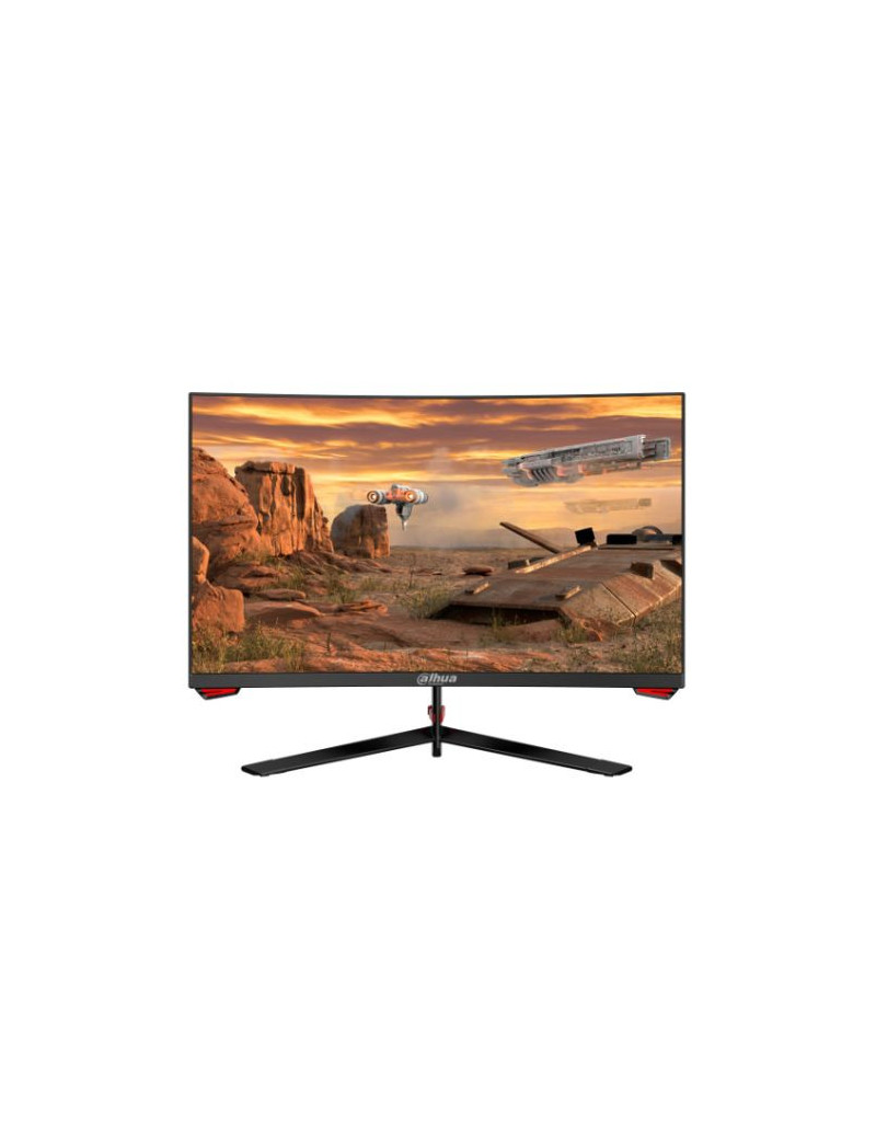 Dahua 27“ Curved Gaming Monitor (DHI-LM27-E230C)  1920 x 1080  1ms  2 HDMI  DP  180Hz  DCR Intelligent Processing  VESA