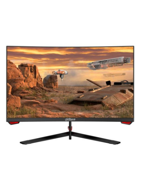 Dahua 27“ Curved Gaming Monitor (DHI-LM27-E230C)  1920 x 1080  1ms  2 HDMI  DP  180Hz  DCR Intelligent Processing  VESA