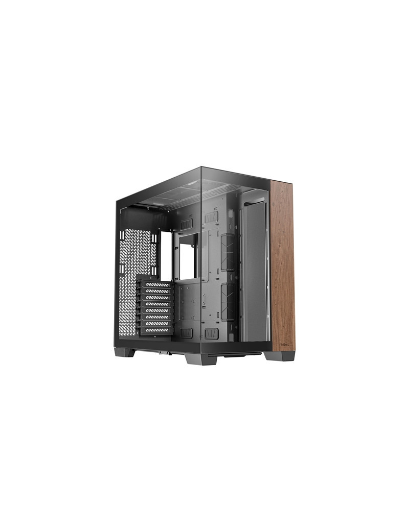 ANTEC Constellation C8 Dual Chamber Case  Gaming  Wood  Full Tower  2 x USB 3.0 / 1 x USB Type-C  Seamless Left and Front Tempered Glass Side Panel  E-ATX  ATX  Micro ATX  ITX